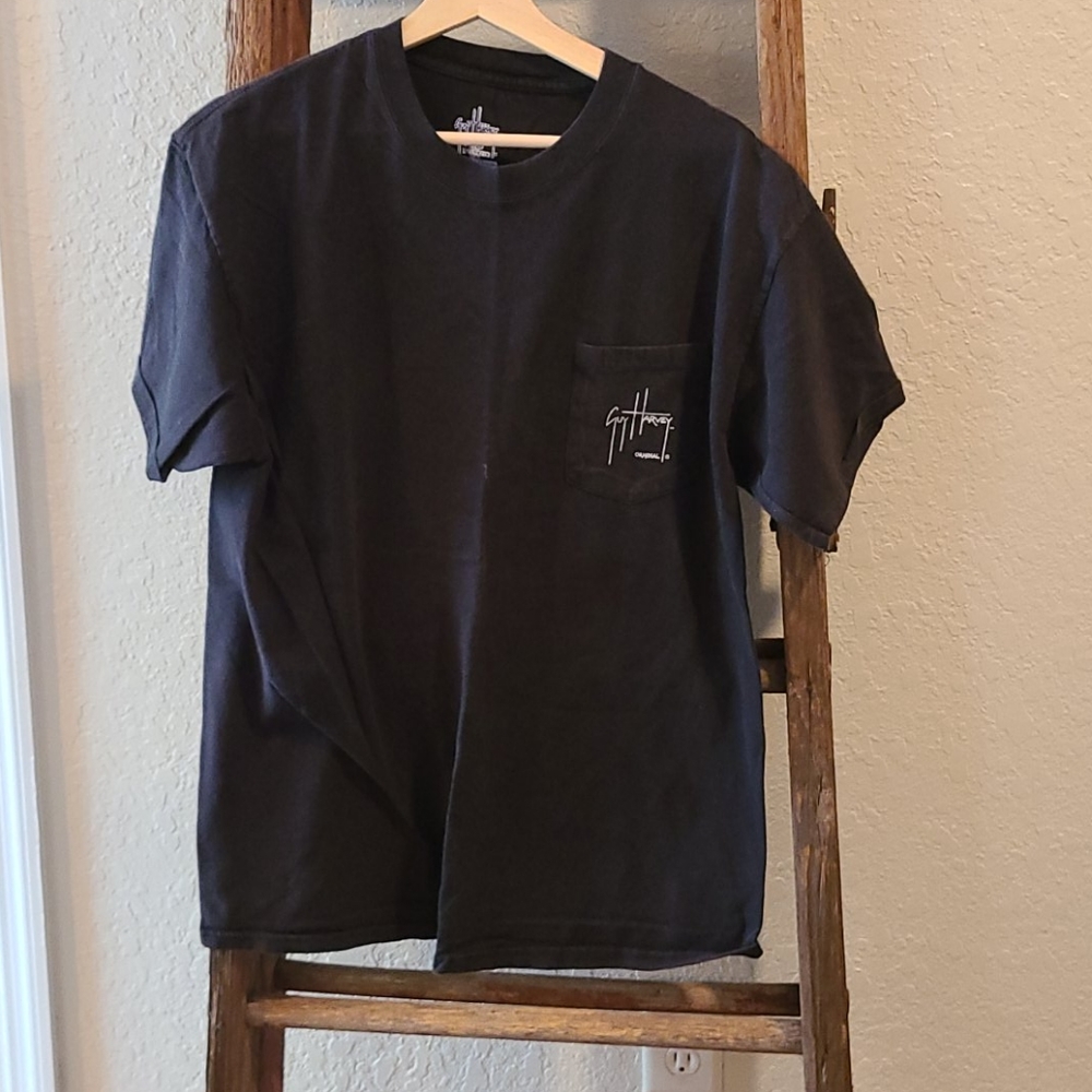 Black Guy Harvey pocket t-shirt men's large